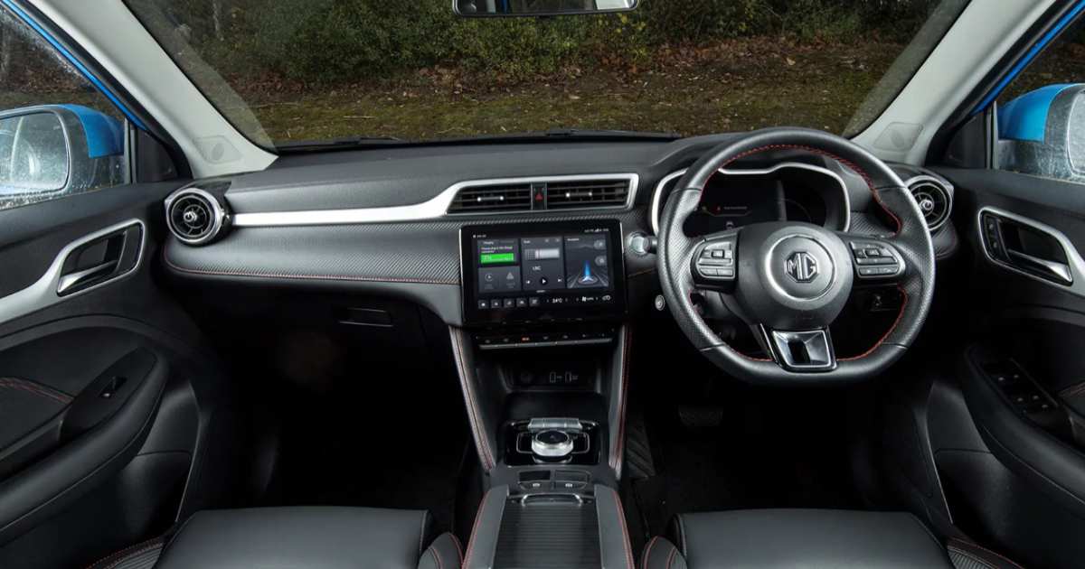 New MG ZS EV interior 11zon 2