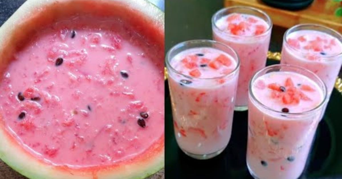 Watermelon iftar Drink Recipe_