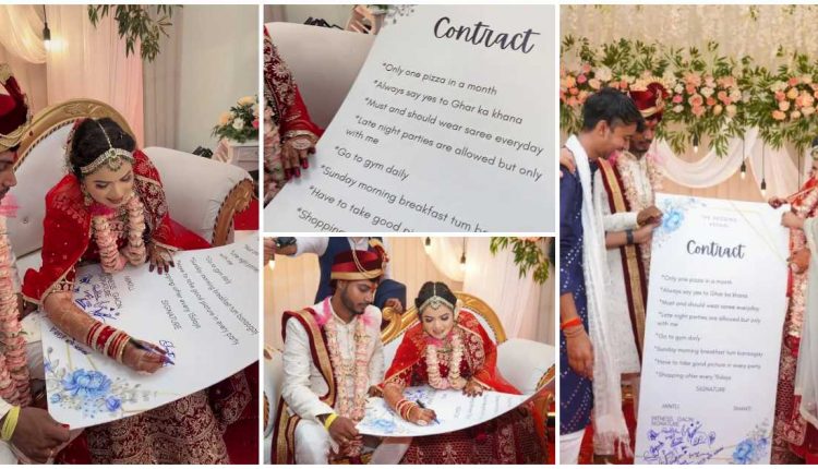 Viral wedding contract