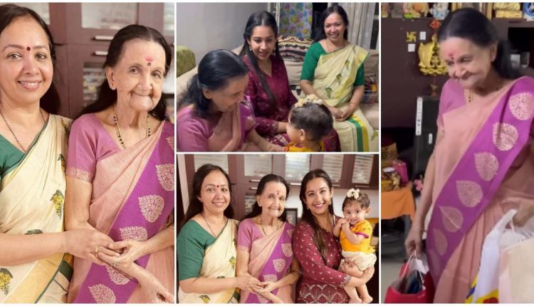 4 Generations Celebrate Onam
