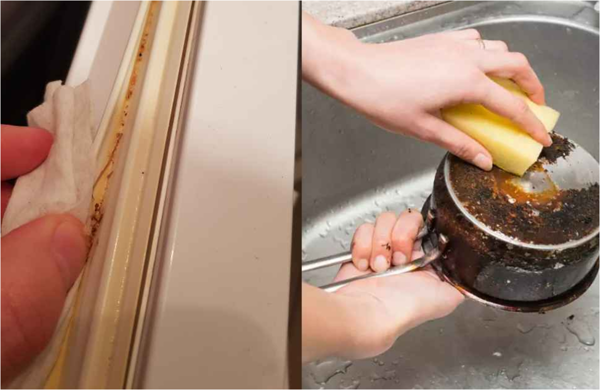 easy tip to clean refrigerator door rubber1