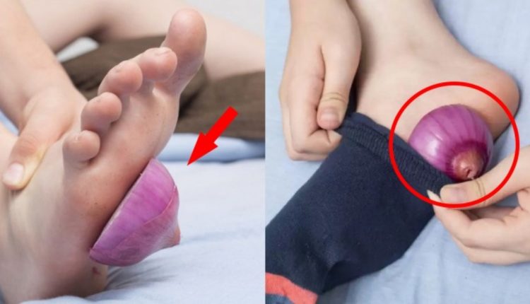 sleeping with onions on your feet Benefits
