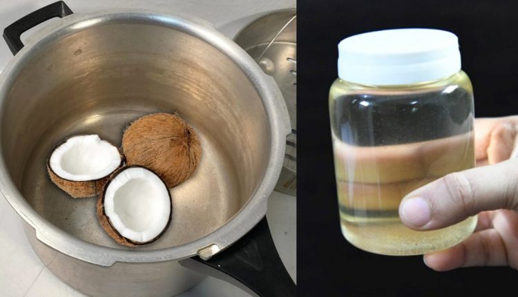 Easy Tip To Make Coconut Oil Using Cooker