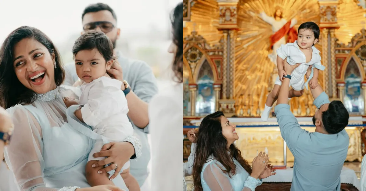 Amala Paul Celebrated Ilai Baptism