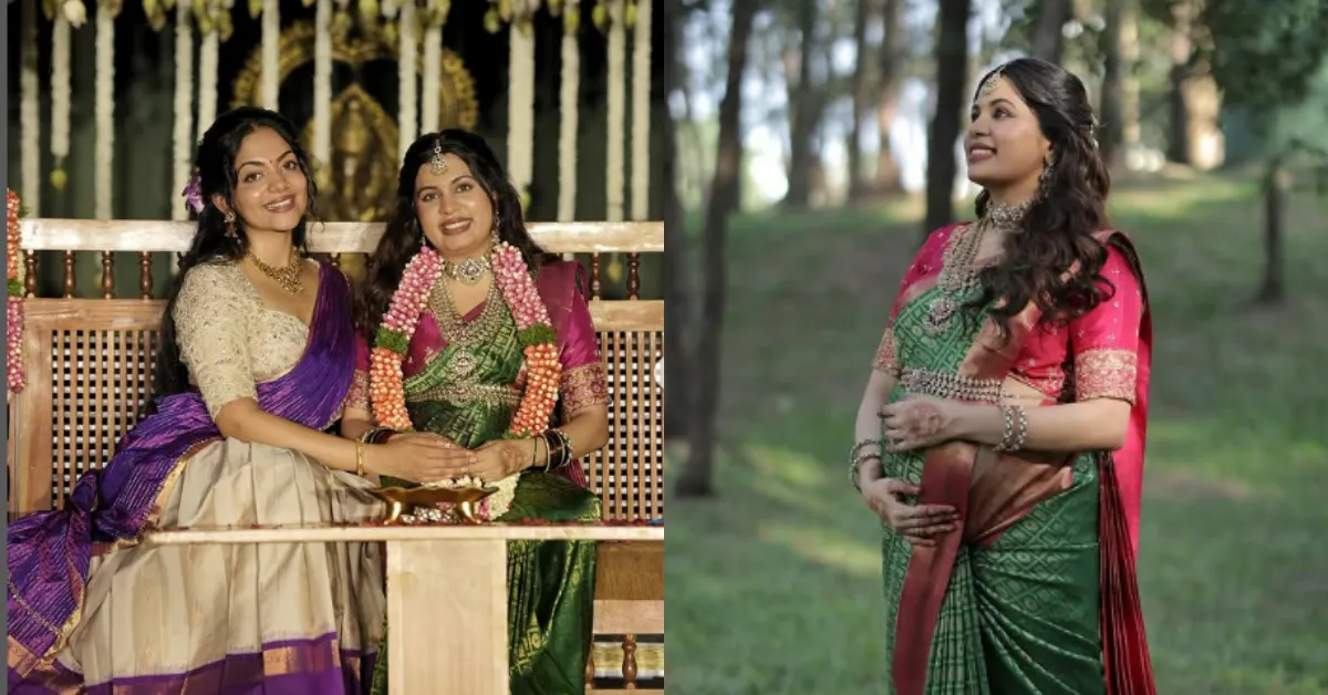 Diya Krishnakumar Valaikappu Celebration