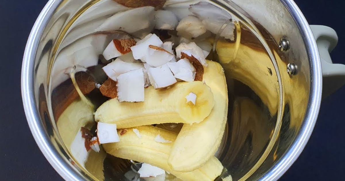 Coconut And Banana Tasty Snack