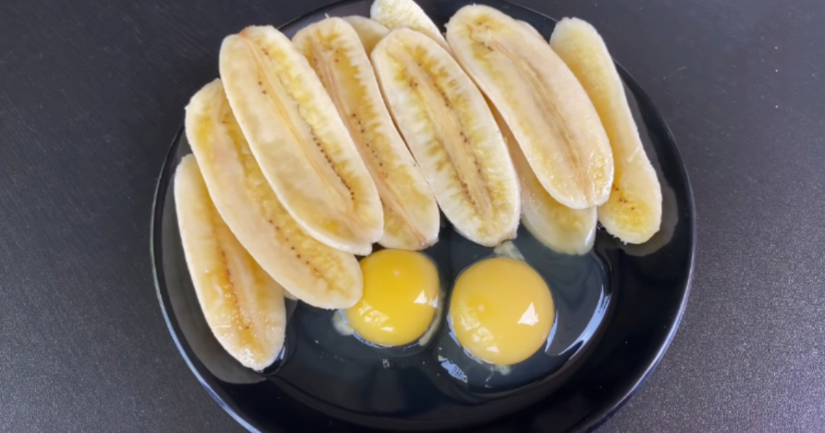 Egg And Banana Snack