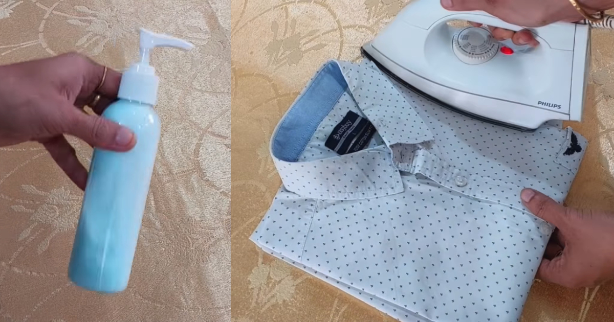 Homemade Fabric stiffner