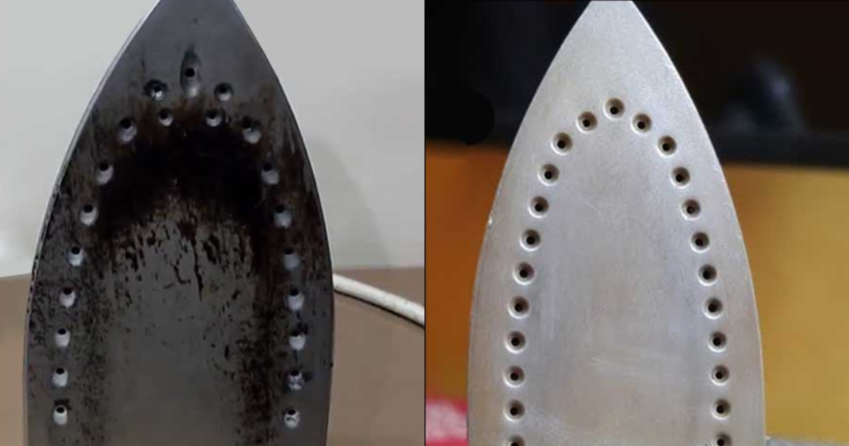 Iron Box Cleaning Easy Tip