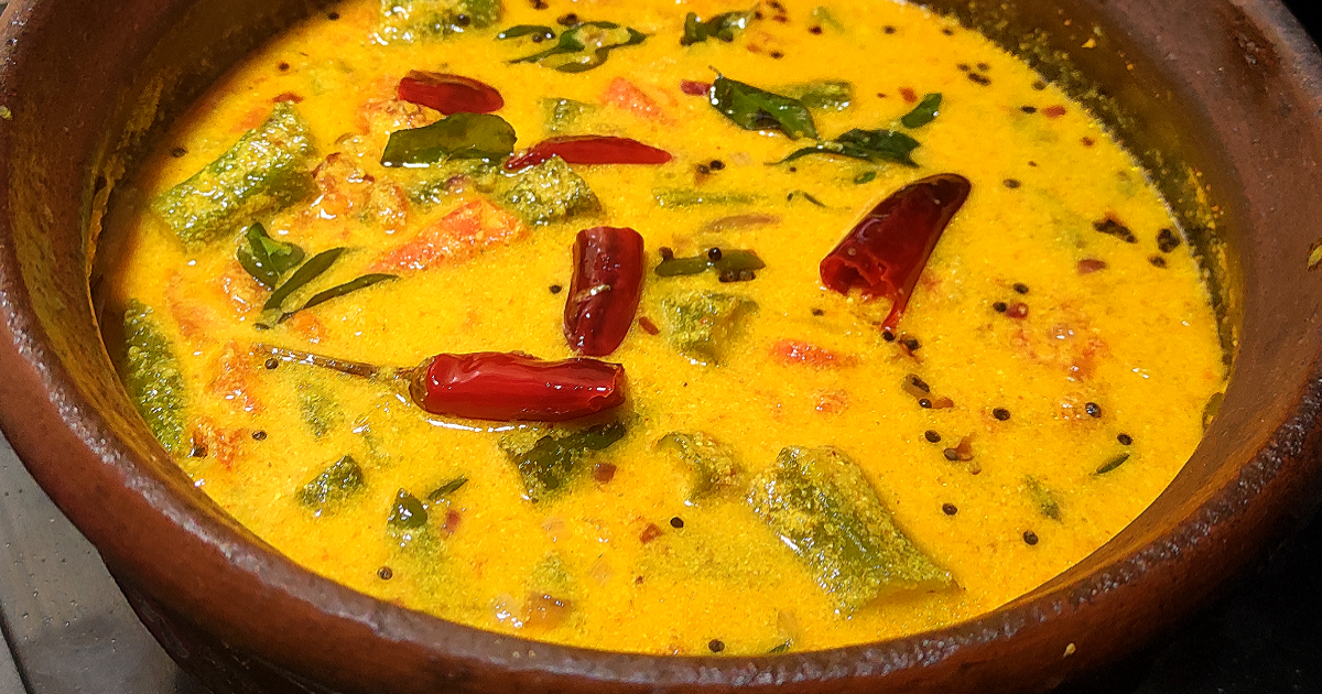 Kerala Style Naadan Ozhichu Curry