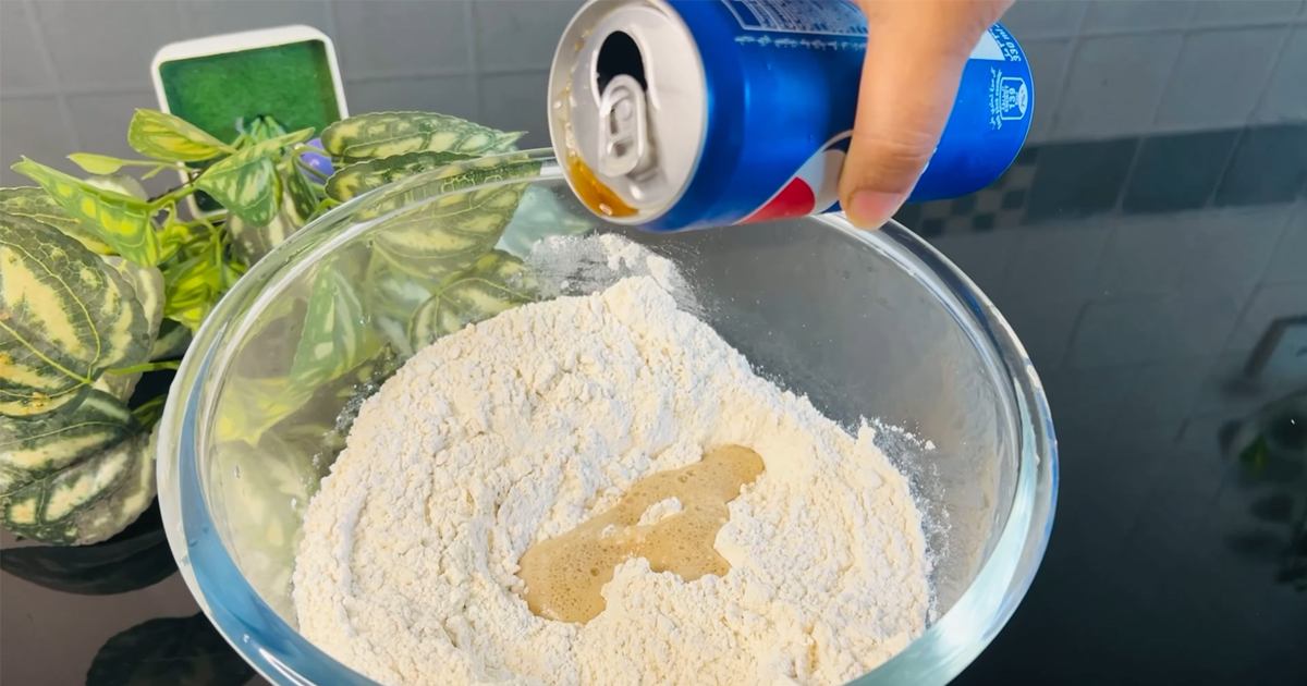 Pepsi And Wheat Flour Soft Bread