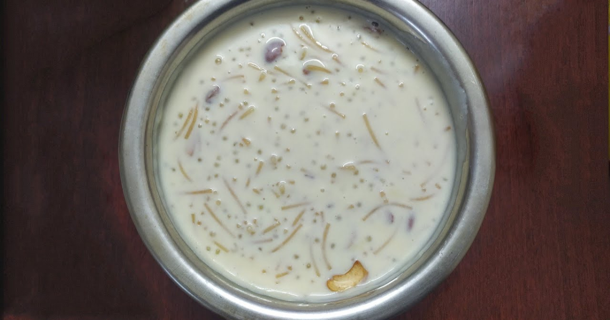 Sago And Vermicelli Payasam