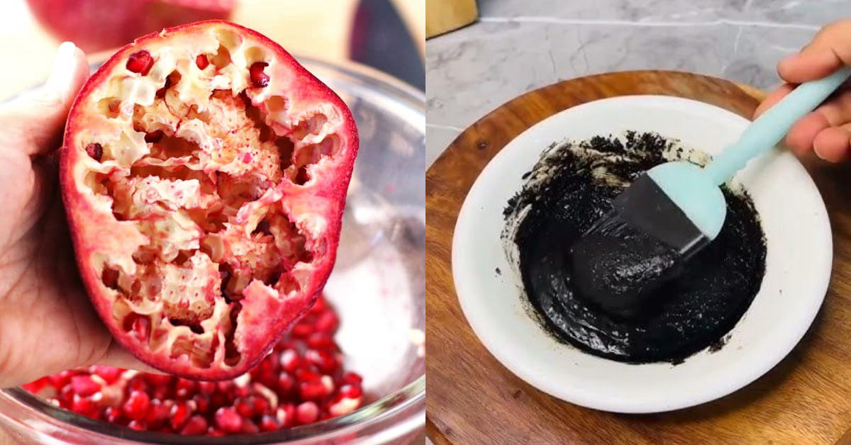 Natural Hair Color with Pomegranate